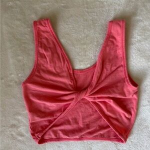 American Eagle Outfitters Pink Tank Crop